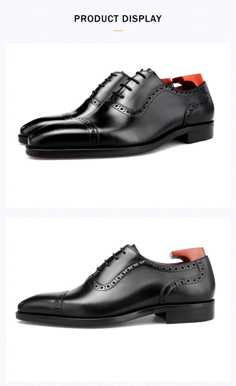 Modern Italian Inspired Formal Oxford Shoes for Men – 2021 Collection - Image 3