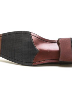 Alternative view of Dark Brown Premium Wholecut Oxford Shoes with Medallion Toe